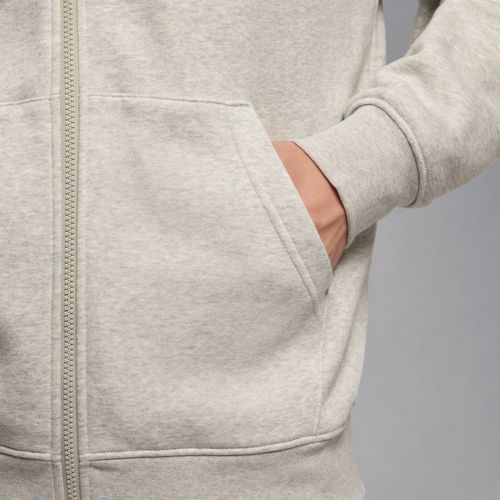 Jordan Brooklyn Zip Fleece Hoodie - Grey Heather