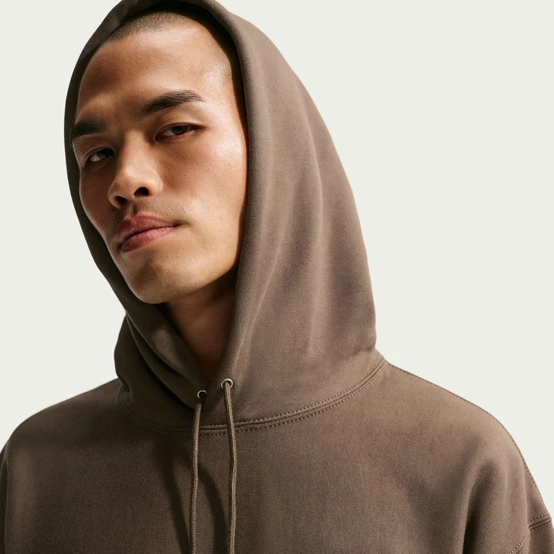 Nike Solo Swoosh Fleece Hoodie - Brown