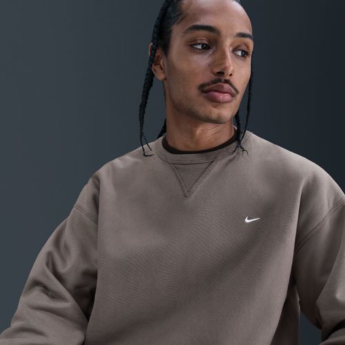 Nike Solo Swoosh Crewneck - Cave Stone White