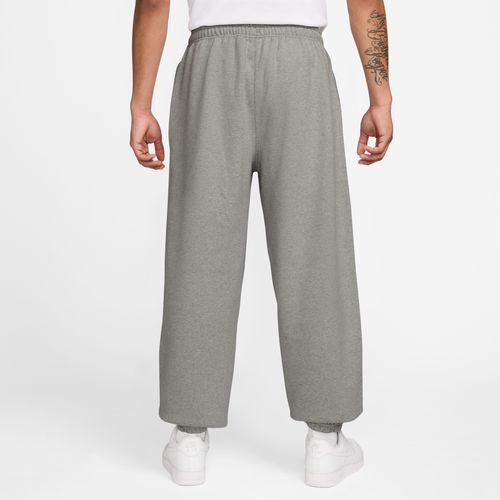 Nike Swoosh Cuffed Fleece Trousers Pants - Gris