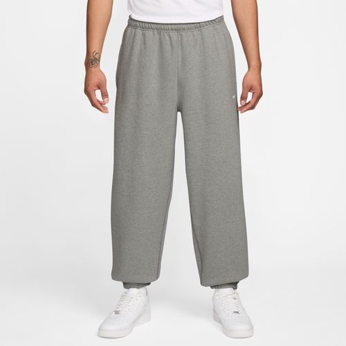 Nike Swoosh Cuffed Fleece Trousers Pants - Gris