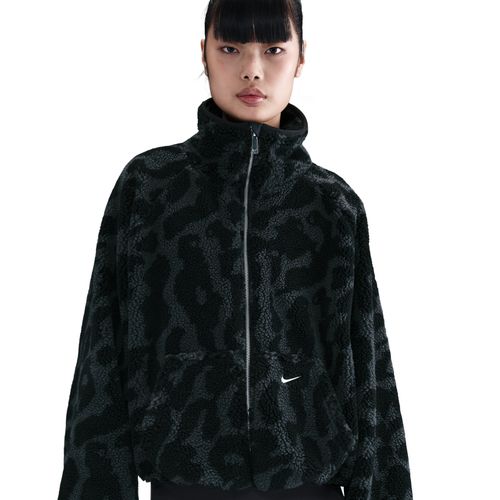 Nike Wmns High-Pile Fleece Sherpa Jacket   - Noir