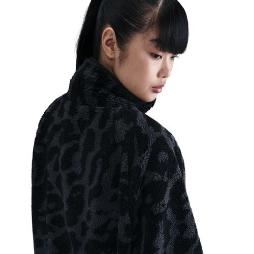 Nike Wmns High-Pile Fleece Sherpa Jacket   - Noir