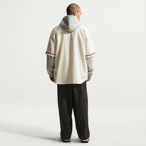 Nike Short-Sleeve Sport Top - White Red