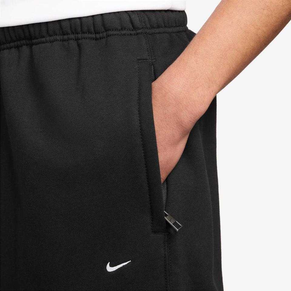 Nike Solo Swoosh Fleece Open-Hem Trousers Pants - Black