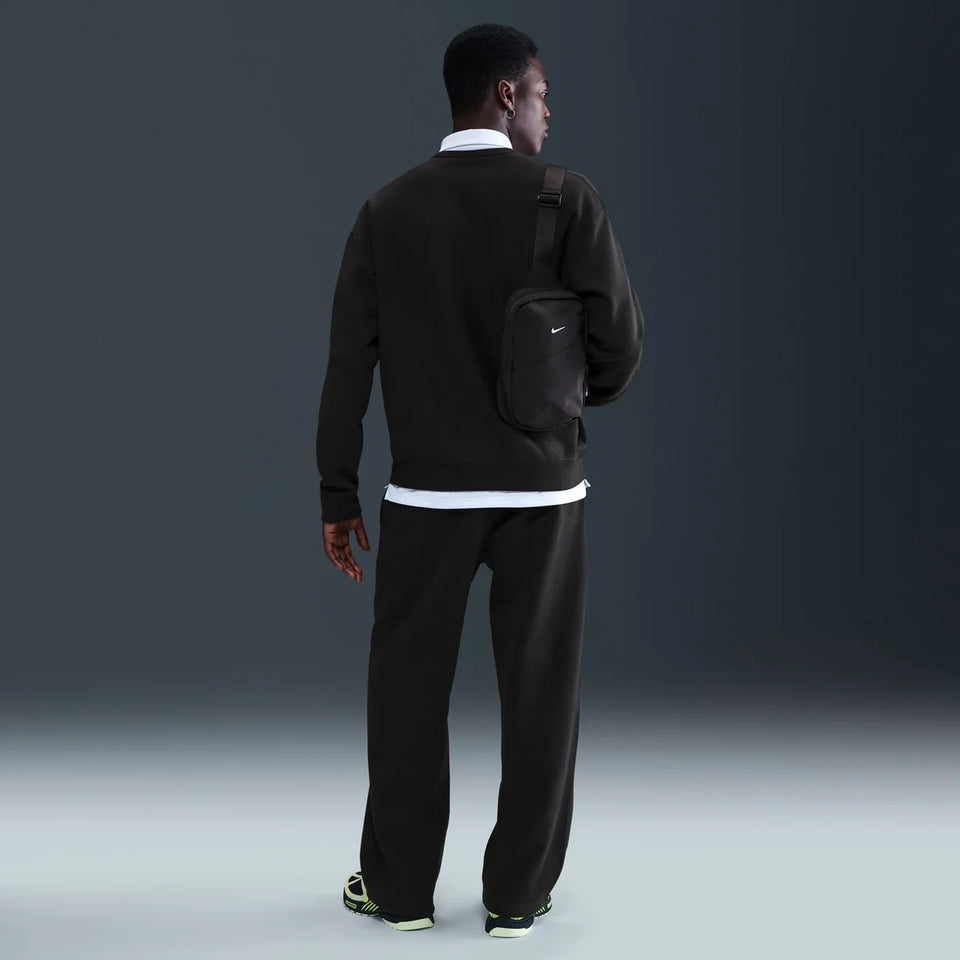Nike Solo Swoosh Fleece Open-Hem Trousers Pants - Black