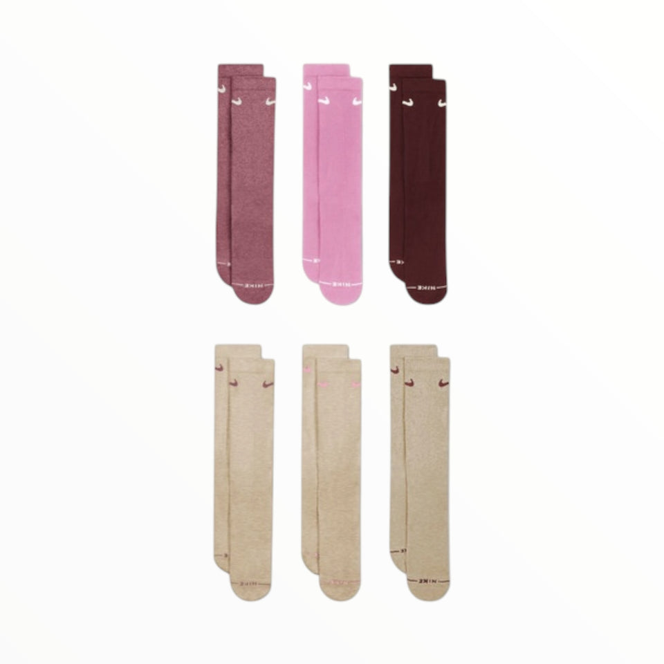 Nike Everyday Elevated 6 Pack Socks -  Multi HQ8021-910