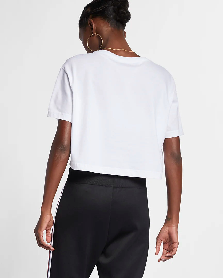 Nike Women's Essential Cropped Top - Blanc