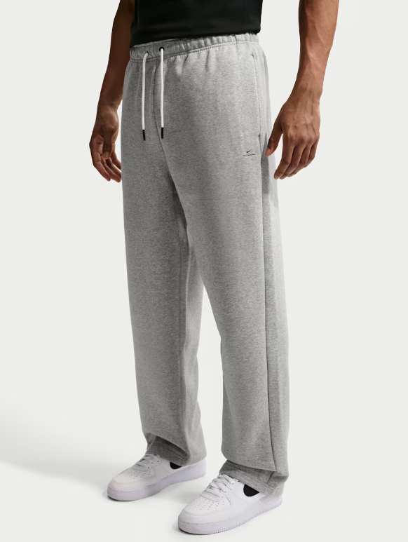 Nike Therma-FIT Brushed Open-Hem Basketball Pants - Ash Grey