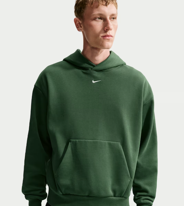 Nike Solo Swoosh Fleece Hoodie - Green Sail