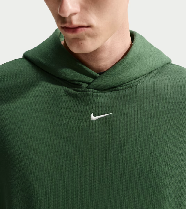 Nike Solo Swoosh Fleece Hoodie - Green Sail