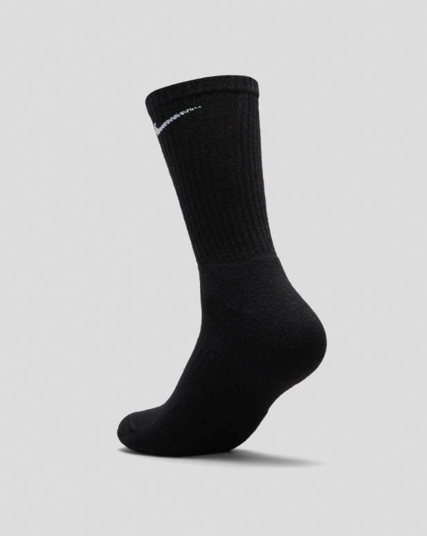 Nike Everyday Cushioned 6 Pack Socks - Black SX7666-010