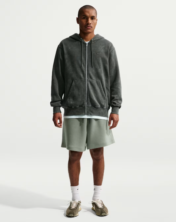 Nike Sportswear Club Fleece Full Zip Hoodie - Anthracite