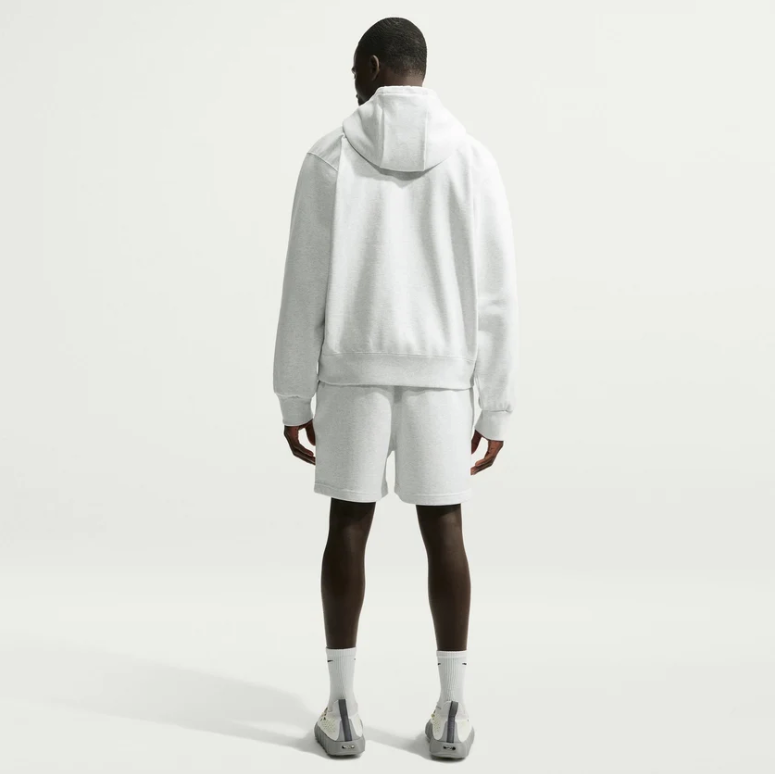 Nike Solo Swoosh Fleece Hoodie - Ash