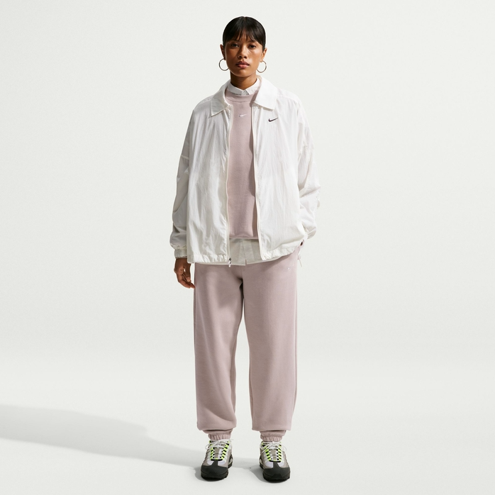 Nike Solo Swoosh Fleece Open-Hem Trousers - Ash Grey