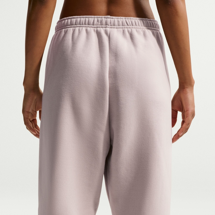 Nike Solo Swoosh Fleece Open-Hem Trousers - Ash Grey