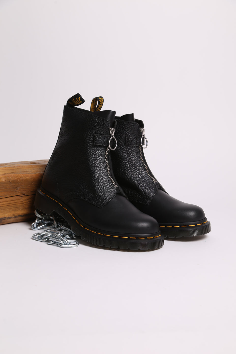 Dr. Martens 1460 Pascal Front Zip Wanama - Noir