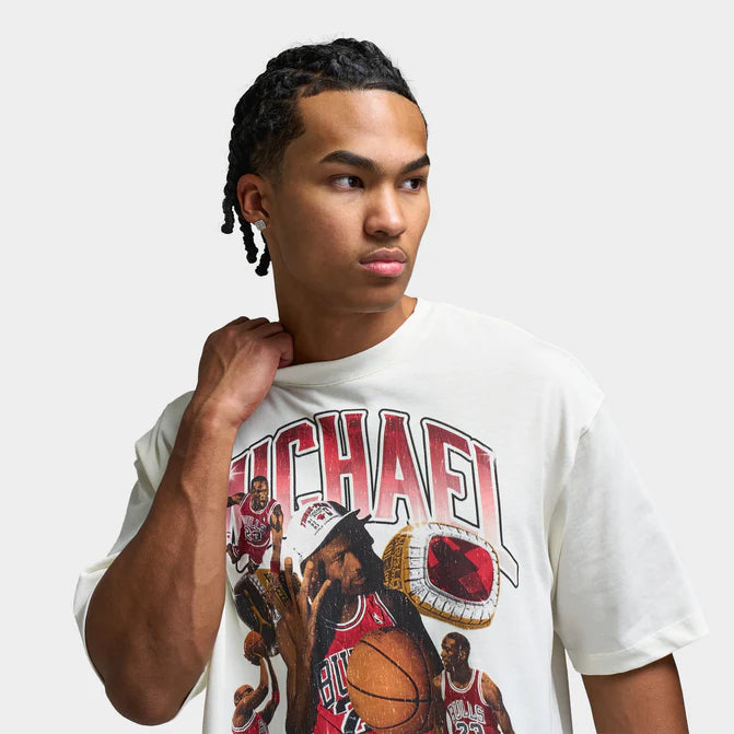 Jordan "Photo" Graphic Oversized Tee - Varsity Red