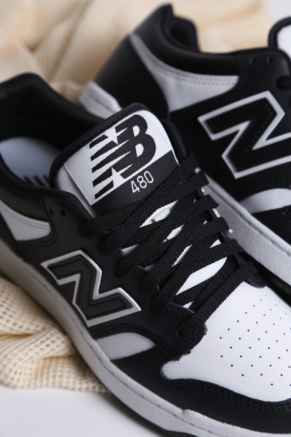 New Balance 480 LBA - Blanc Noir
