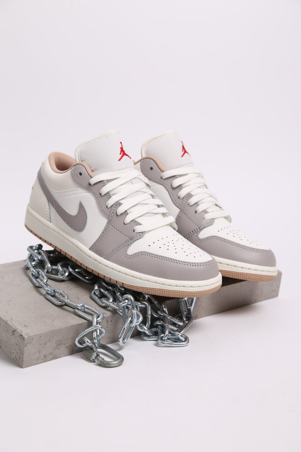 Air Jordan 1 Low - Sail College Grey