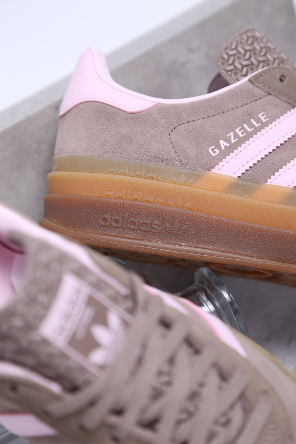 Adidas Gazelle Bold Femme - Brown Clear Pink