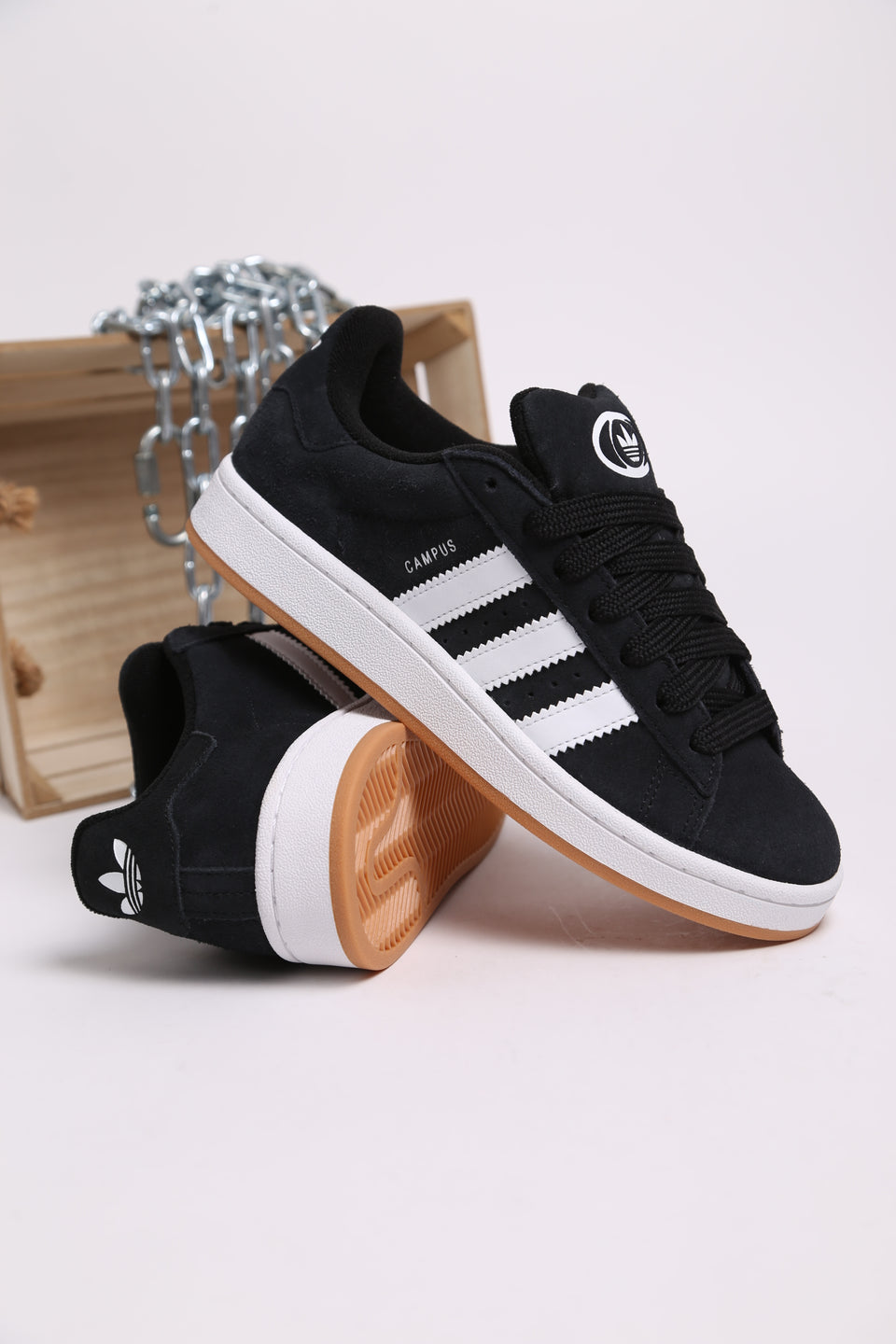 Adidas Campus 00s J - Black White Gum