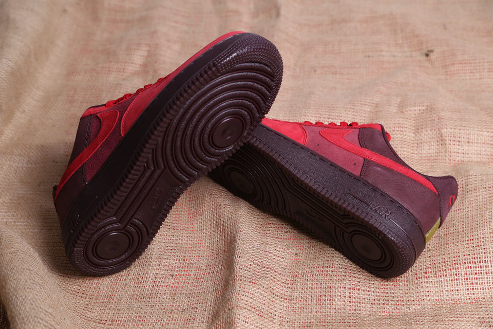 Nike Air Force 1 '07 ''Layers Of Love'' Gym Red Burgundy