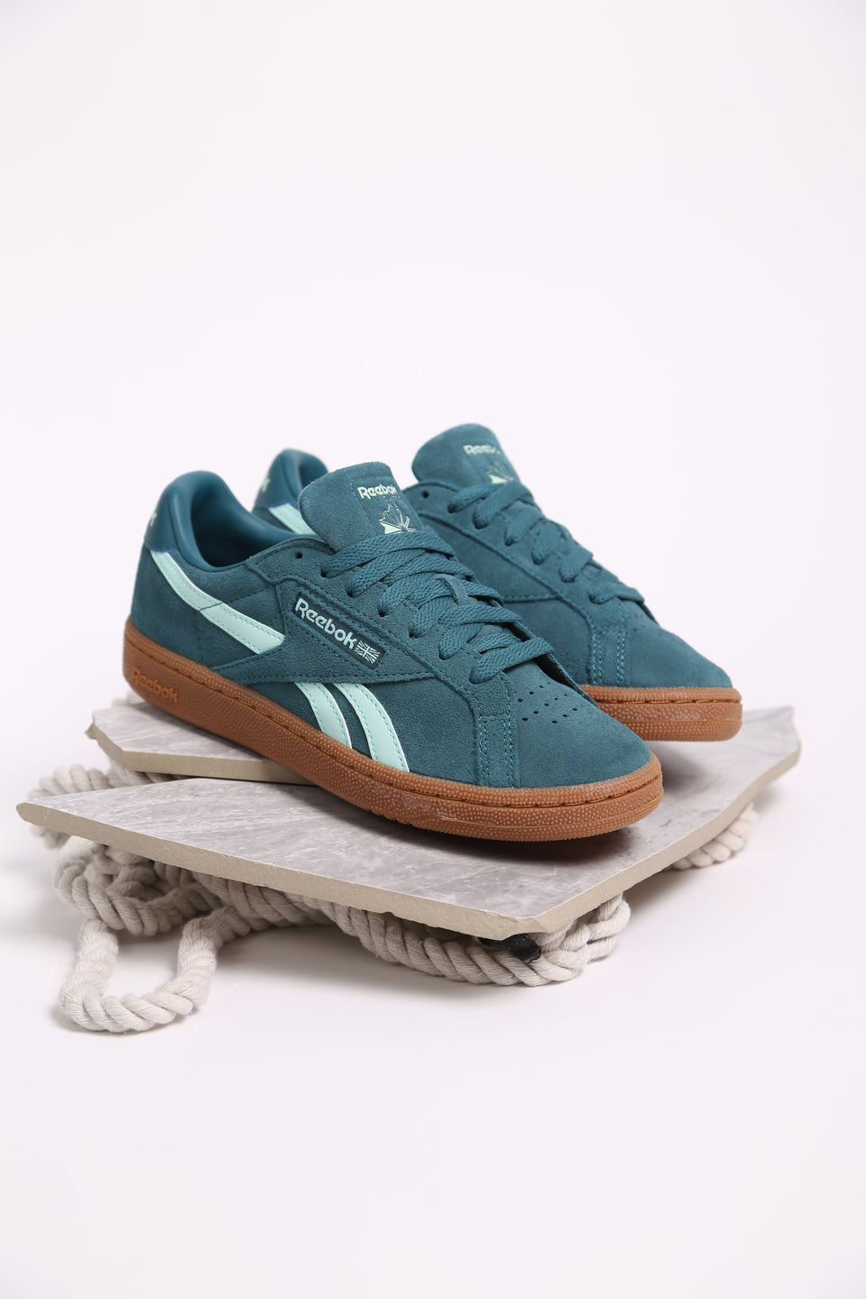 Reebok Club C Grounds UK Femme - Retro Teal