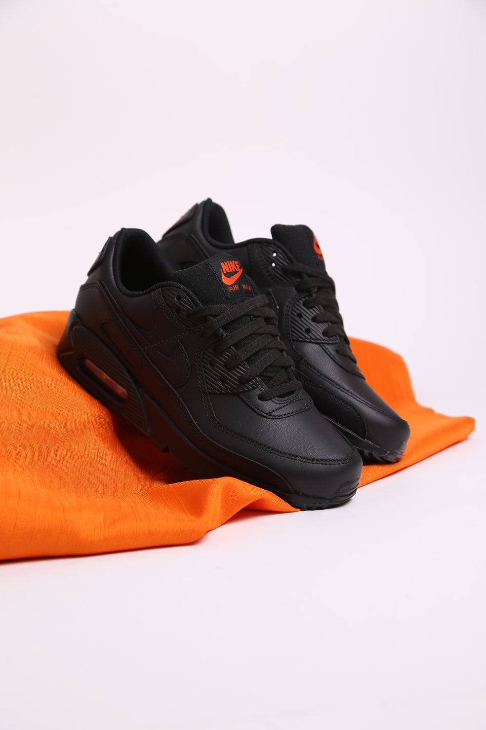 Nike Air Max 90 - Black Black Safety Orange