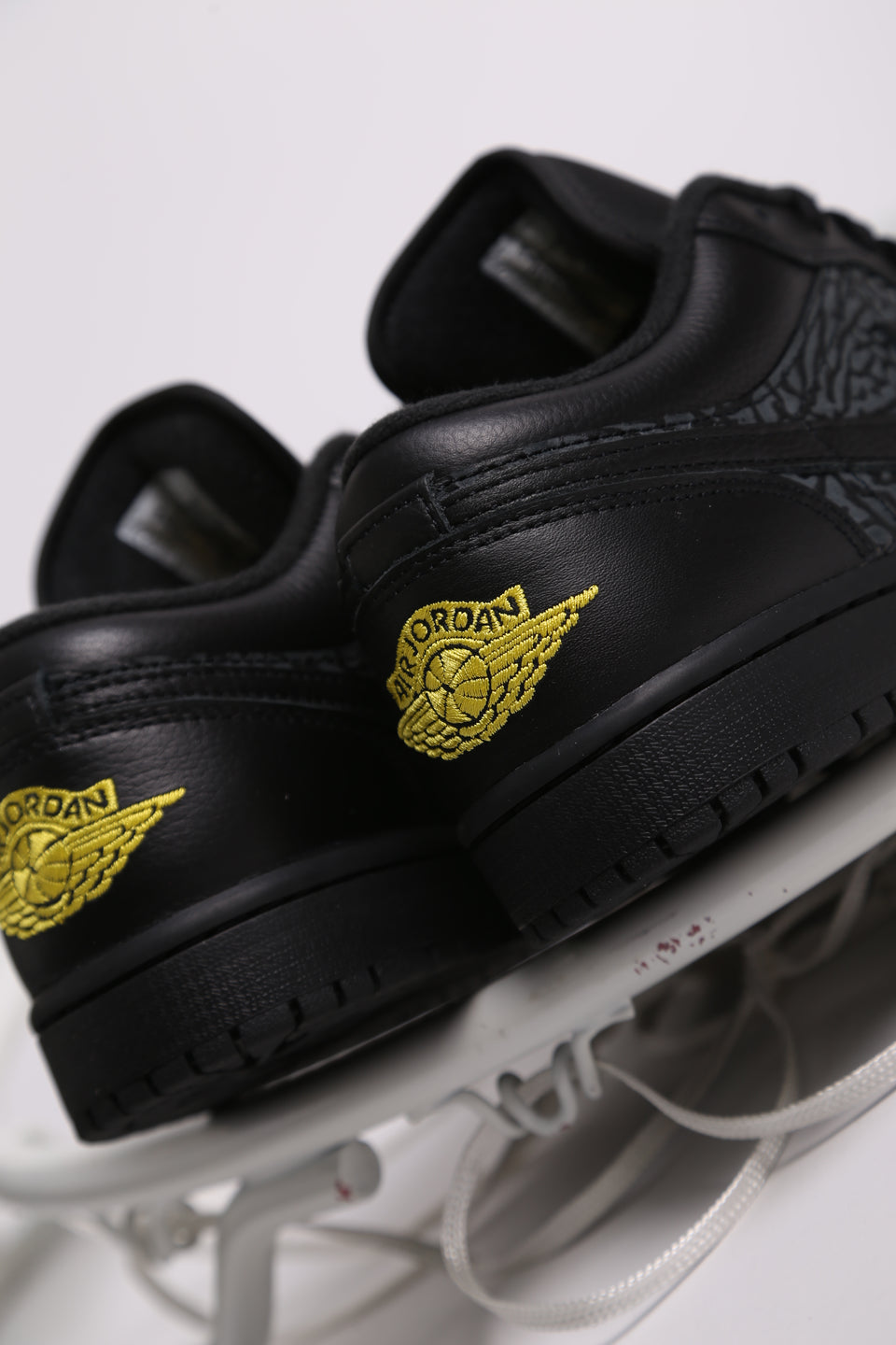 Air Jordan 1 Low SE - Black Elephant Print