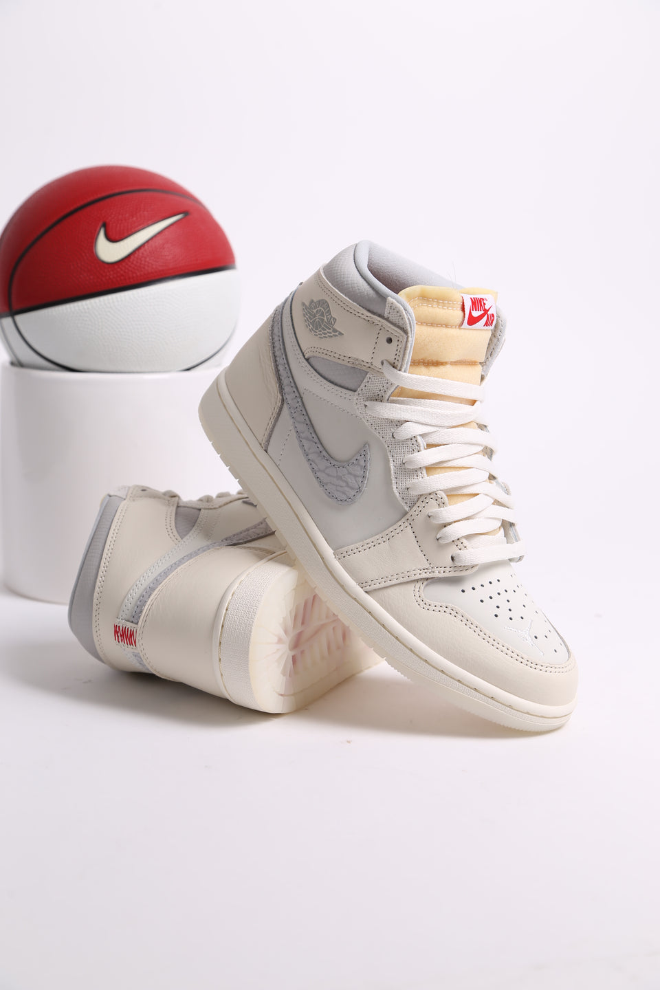 Air Jordan 1 OG Retro - Sail Elephant Print