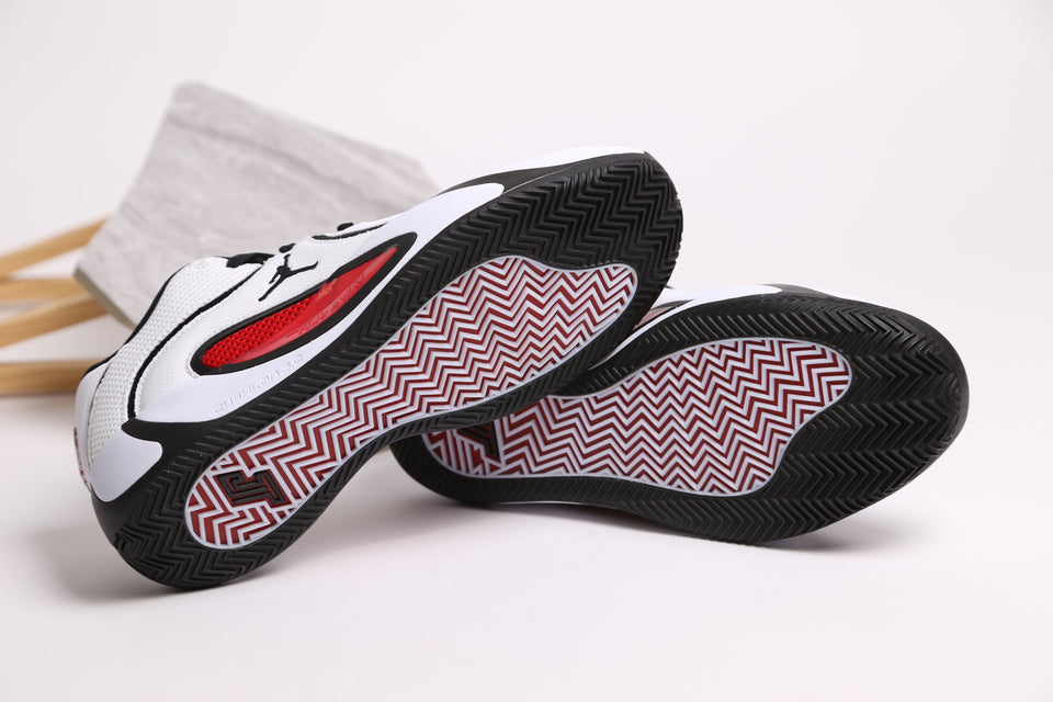Jordan Tatum 4 - White University Red