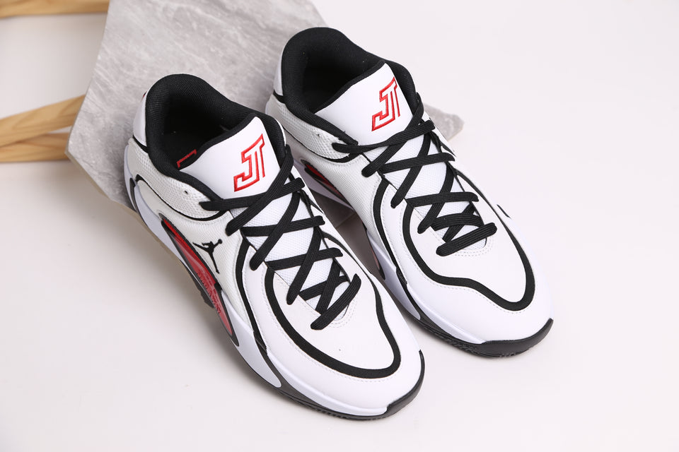Jordan Tatum 4 - White University Red