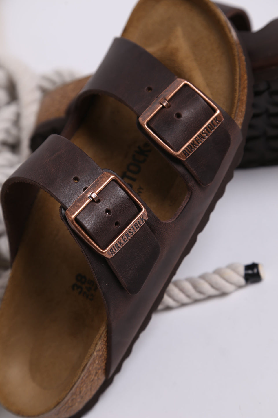 Birkenstock Arizona BS Narrow Fit - Habana Oiled Leather