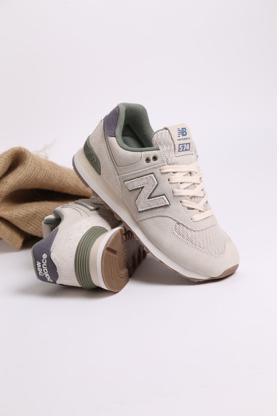 New Balance 574 DJ - Creme Grey