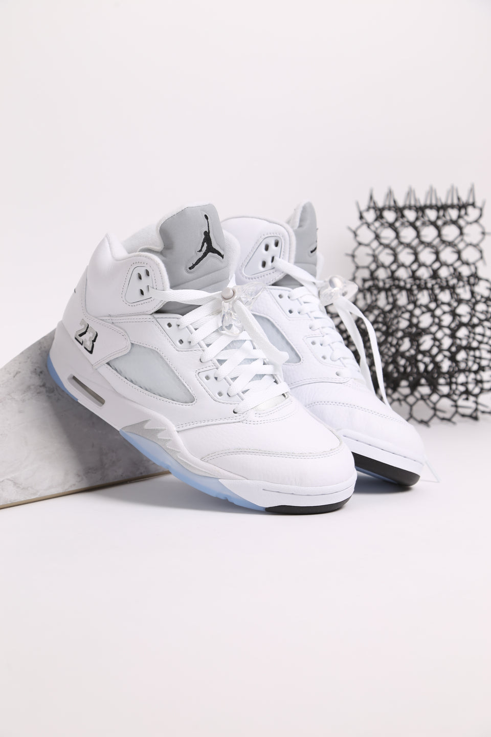 Air Jordan 5 Retro - White Metallic