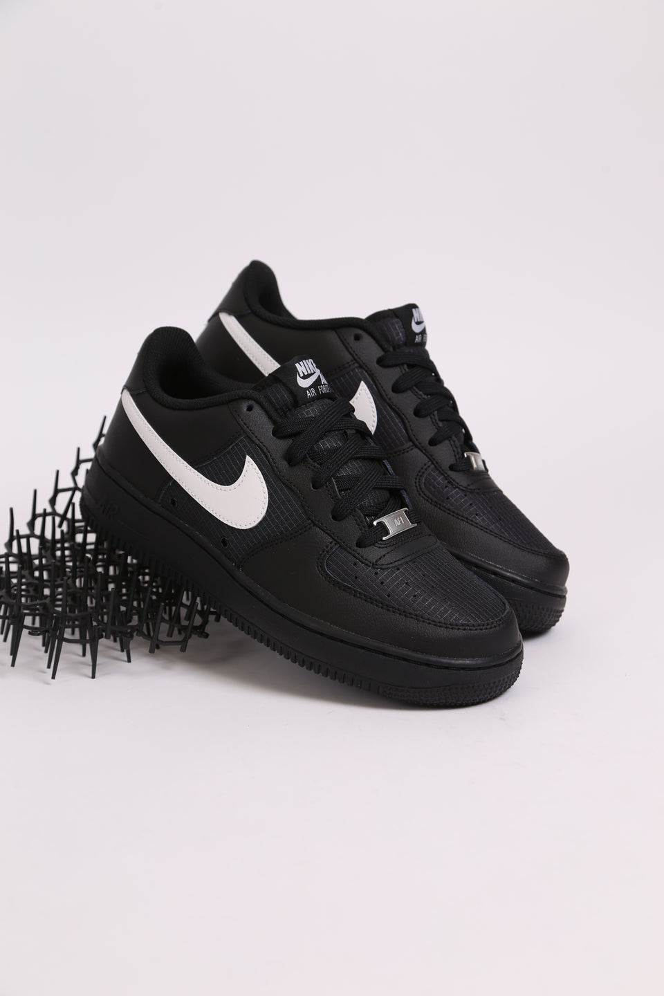 Nike Air Force 1 Tech GS - Ripstop Black