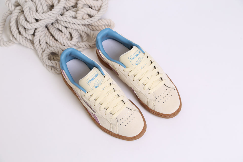 Reebok Club C Grounds UK Femme - Aged Beige Berry Chill