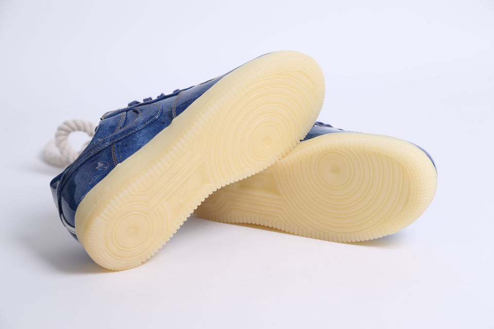 Nike Air Force 1 Retro Homme - Patent Denim