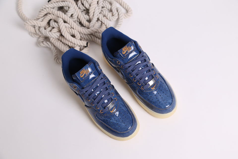 Nike Air Force 1 Retro Homme - Patent Denim