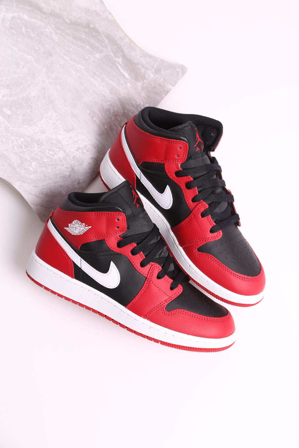 Air Jordan 1 Mid Wings GS (YOUTH) - Gym Red