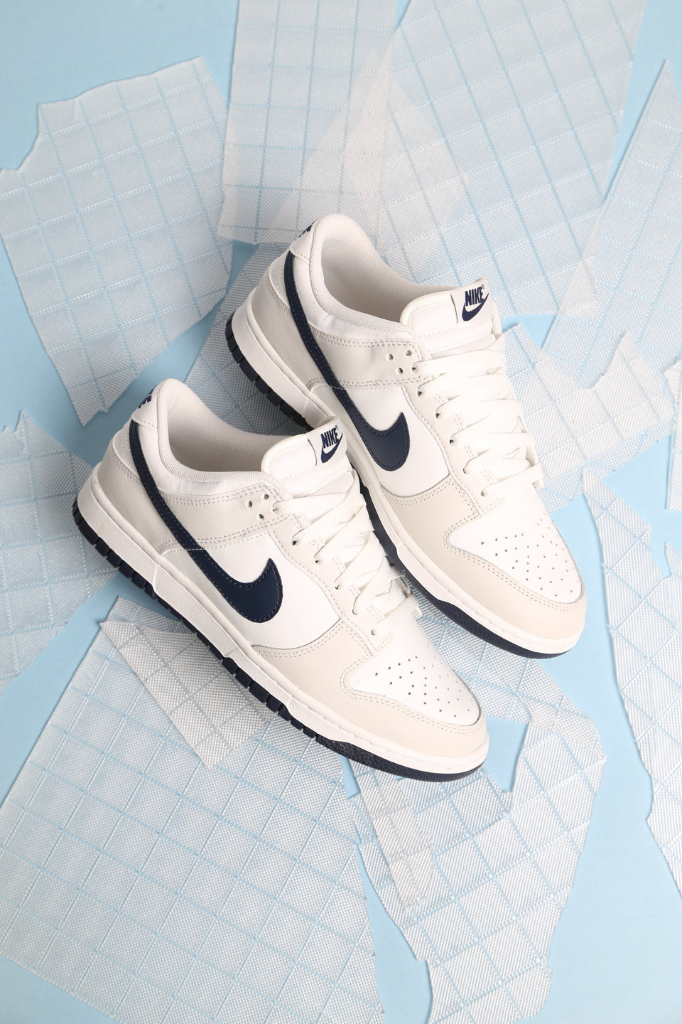 Nike Dunk Low - White Midnight Navy