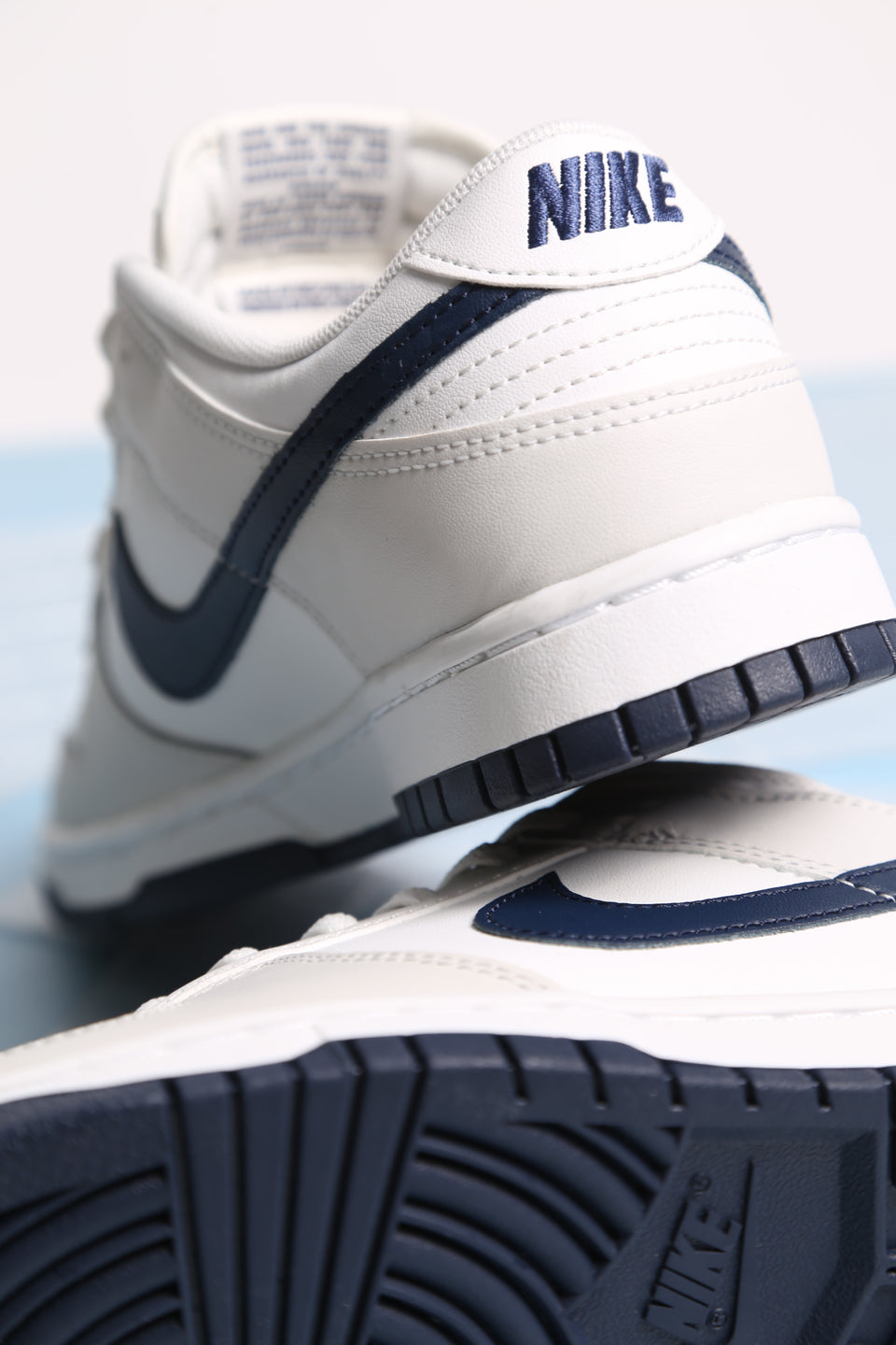 Nike Dunk Low - White Midnight Navy