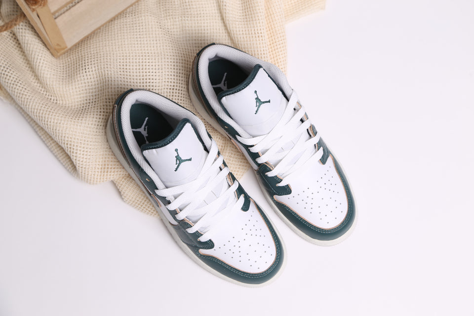 Air Jordan 1 Low Se (youth) - Oxidized Green