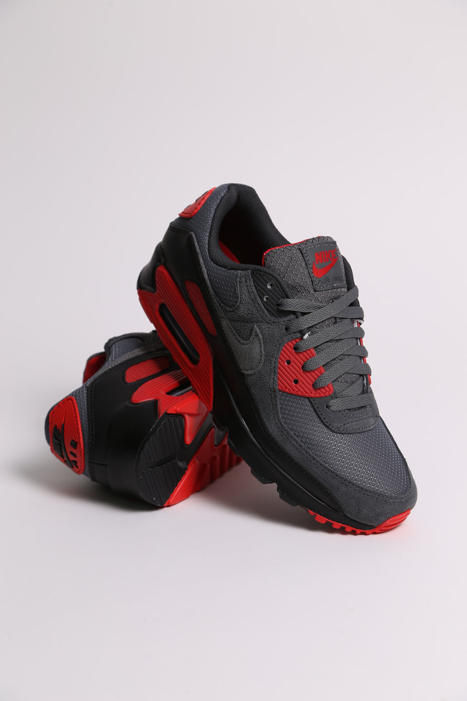 Nike Air Max 90 - Smoke Grey Fire Red