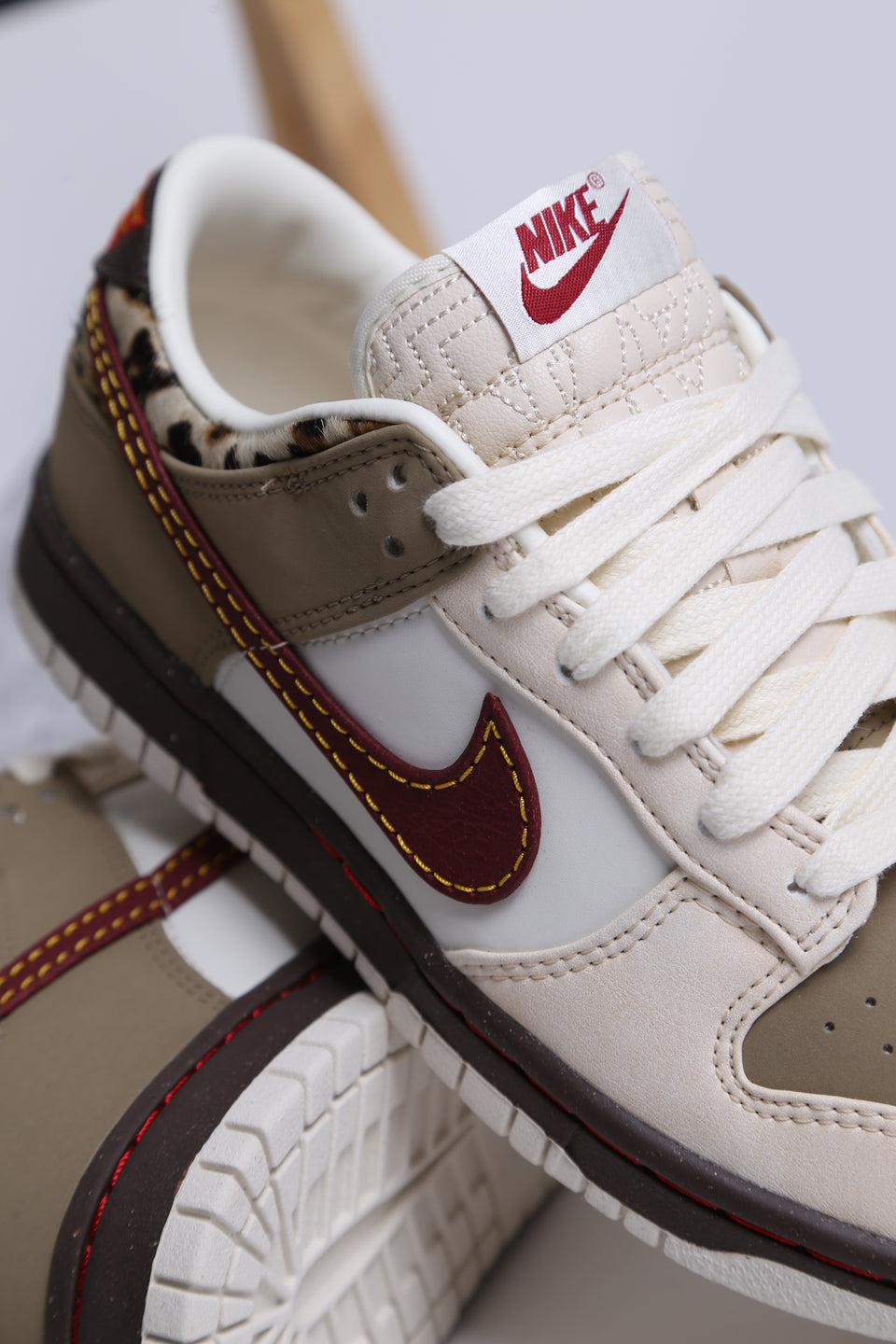 Nike Dunk Low Femme - Khaki Leopard