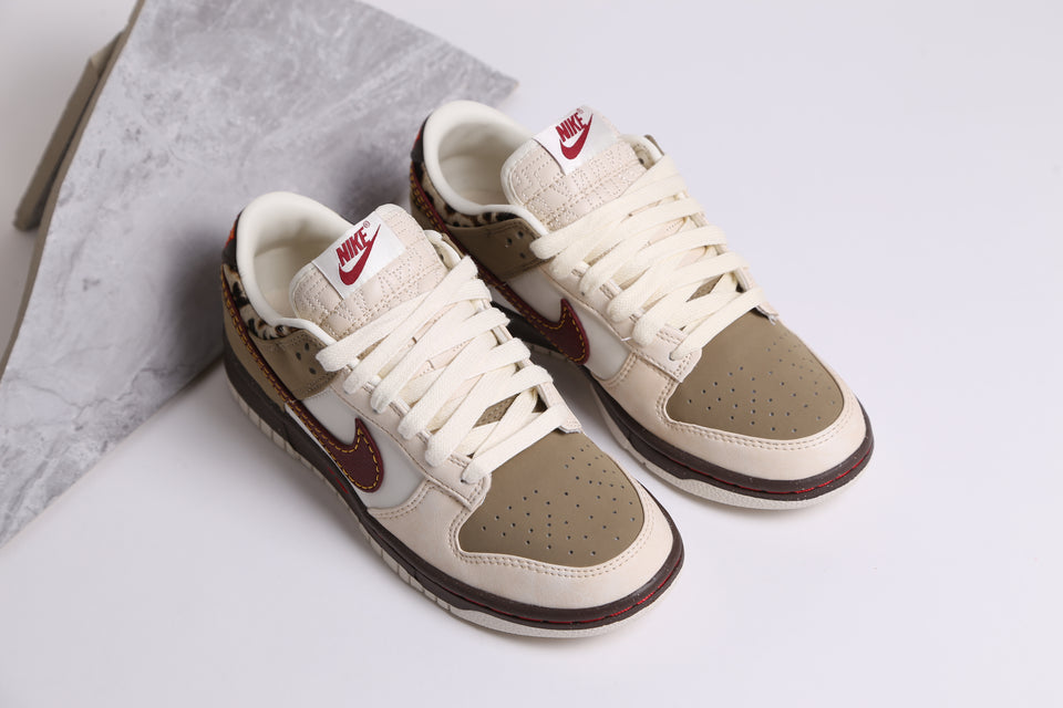 Nike Dunk Low Femme - Khaki Leopard