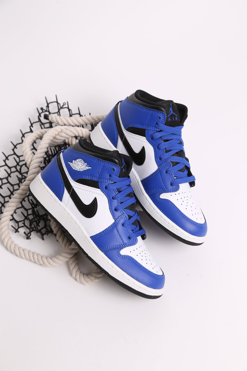 Air Jordan 1 Mid Wings GS (YOUTH) - Game Royal