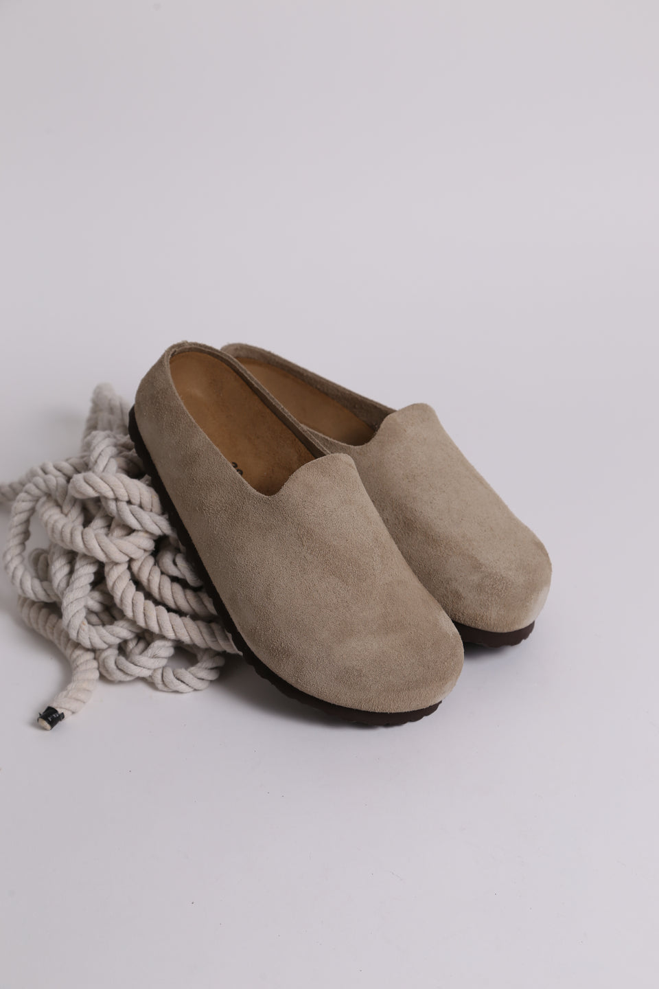 Birkenstock Amsterdam Wrapped Regular Fit - Taupe