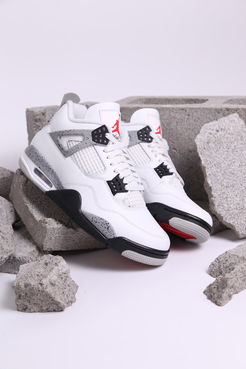 Air Jordan 4 Retro GS - White Cement